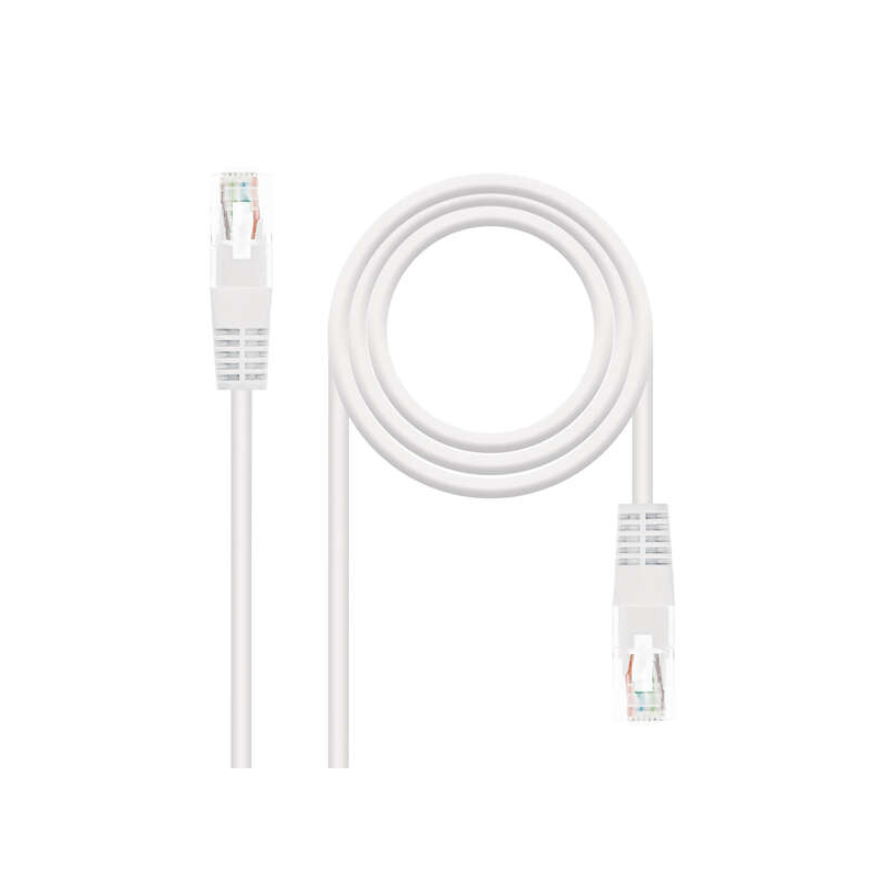 Nanocable Câble réseau Patch cord RJ45 Cat.6 UTP AWG24 3m - Couleur Blanc