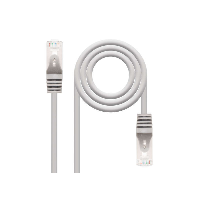 Nanocable Câble Réseau Patch Cord RJ45 Cat.6 FTP AWG24 3m - Couleur Gris