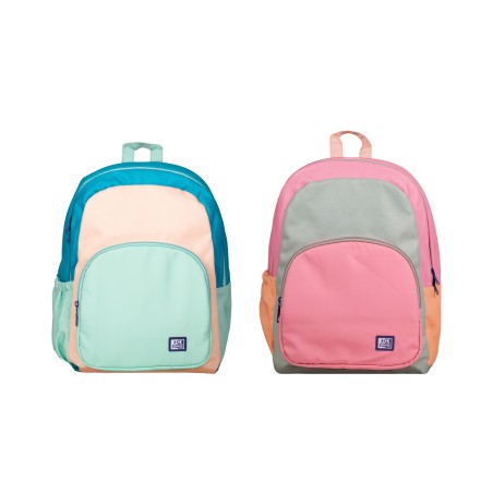 ✅ Sac à Dos Oxford Réversible 2 en 1 Colorblock - Polyester Recyclé RPET - Capacité 18L - 2 Modèles Disponi en stock