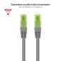 Câble réseau Nanocable Cat.6 UTP AWG26 CCA - Longueur 0,25 m - Gris