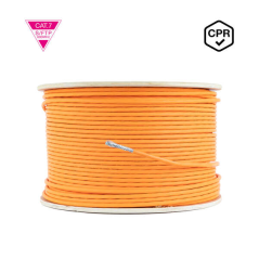 Câble Réseau Nanocable Cat.7 600Mhz LSZH SFTP PIMF AWG23 305m - Couleur Orange