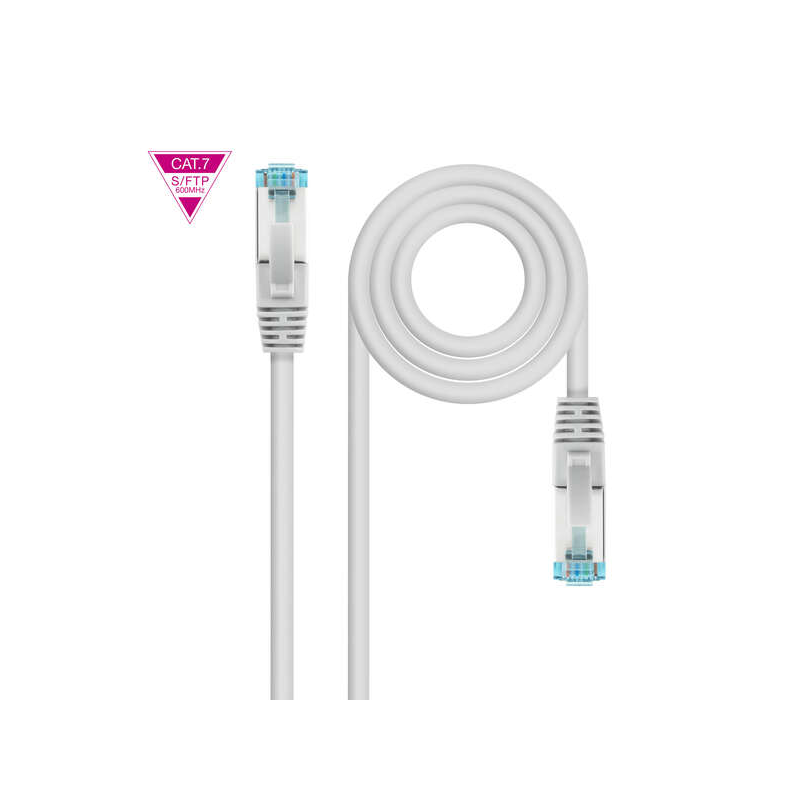 Nanocable Red Patch Cord Cat.7 LSZH SFTP PIMF AWG26 25cm - Couleur Gris