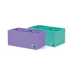 ✅ LOT de 4 Oxford Cross Pen Holder 2x4 - Organisateur de stylos - Design en forme de croix - Capacité pour 8 st en stock