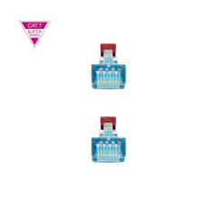 Câble Réseau Nanocable Cat.7 LSZH SFTP PIMF AWG26 30cm - Couleur Rouge