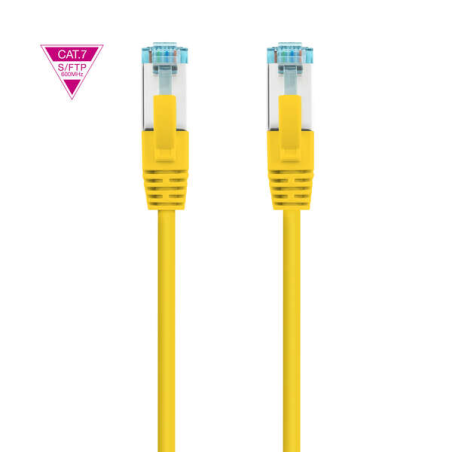 Câble Réseau Nanocable Cat.7 LSZH SFTP PIMF AWG26 1m - Couleur Jaune
