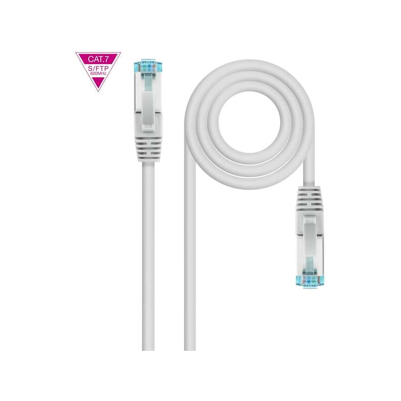 Nanocable Câble réseau Patch Cord Cat.7 600Mhz LSZH SFTP PIMF AWG26 2m
