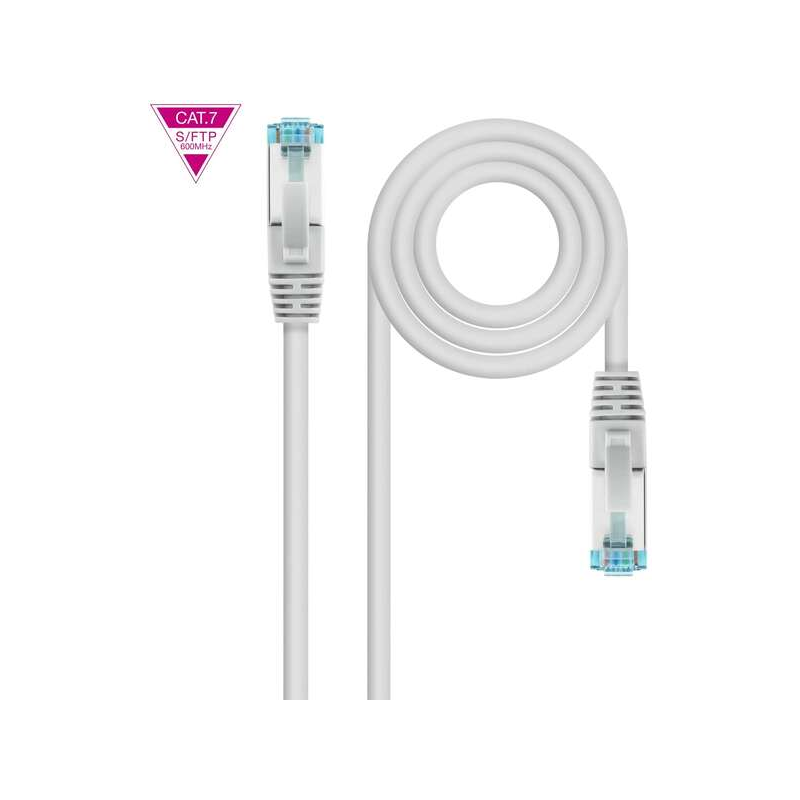 Nanocable Câble réseau Patch Cord Cat.7 600Mhz LSZH SFTP PIMF AWG26 5m
