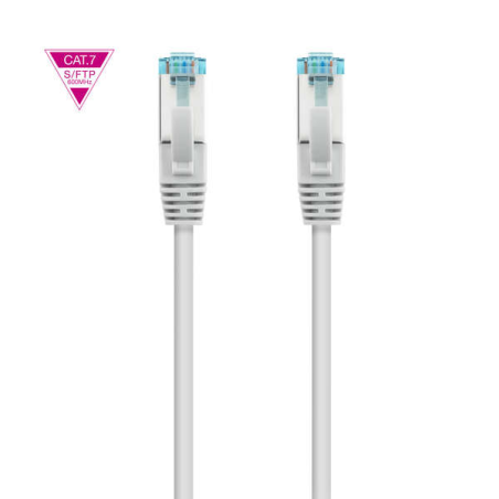 Nanocable Rouge Patch Cord Cat.7 LSZH SFTP PIMF AWG26 25m - Couleur Gris