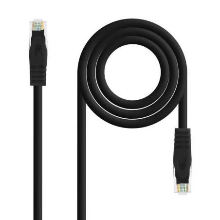 Nanocable Network Patch Cord LSZH Cat.6A UTP AWG24 25cm - Couleur Noir