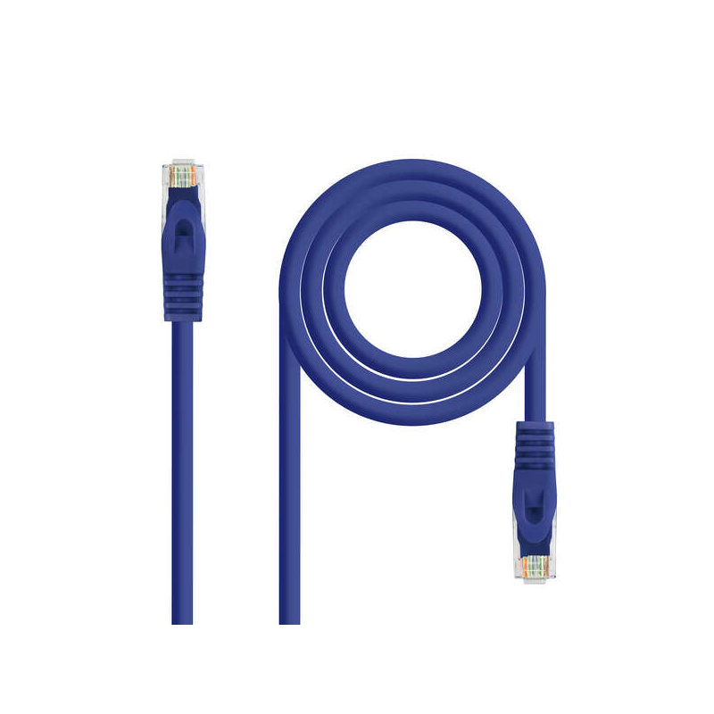 Nanocable Rouge Patch Cord LSZH Cat.6A UTP AWG24 25cm - Couleur Bleu