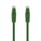Cordon de raccordement rouge Nanocable LSZH Cat.6A UTP AWG24 25cm - Couleur verte