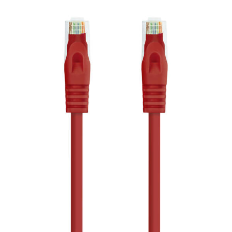 Nanocable Rouge Patch Cordon LSZH Cat.6A UTP AWG24 25cm - Couleur Rouge