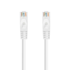 Cordon de brassage rouge Nanocable LSZH Cat.6A UTP AWG24 25cm - Couleur blanche