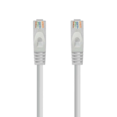 Nanocable Câble Réseau Patch Cord RJ45 LSZH Cat.6a UTP AWG24 1m - Couleur Gris