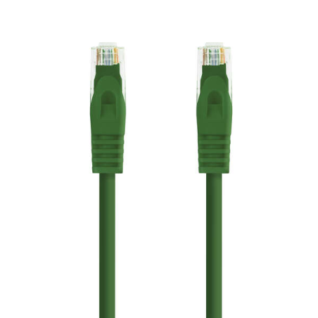 Nanocable Câble Réseau Patch Cord RJ45 LSZH Cat.6a UTP AWG24 1m - Couleur Vert