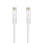 Nanocable Câble Réseau Patch Cord RJ45 LSZH Cat.6a UTP AWG24 1m - Couleur Blanc