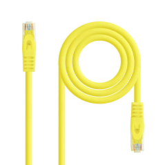 Cordon de raccordement pour câble réseau Nanocable RJ45 LSZH Cat.6a UTP AWG24 3m - Couleur jaune
