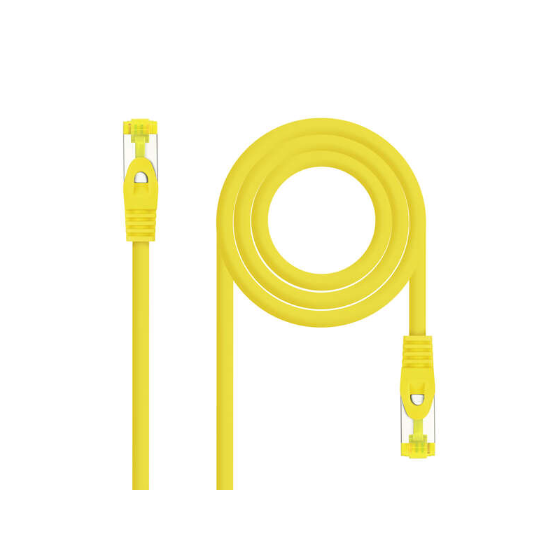 Nanocable Network Patch Cord LSZH Cat.6A SFTP AWG26 25cm - Couleur Jaune