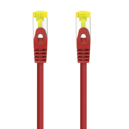 Cordon de raccordement pour câble réseau Nanocable RJ45 LSZH Cat.6a SFTP AWG26 0,50 m - Couleur rouge