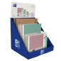 Présentoir de table multiproduits Oxford Nature - Comprend des livres européens et un classeur européen - Crayons de couleur