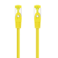 Cordon de raccordement pour câble réseau Nanocable RJ45 LSZH Cat.6a SFTP AWG26 1m - Couleur jaune