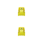 Cordon de raccordement pour câble réseau Nanocable RJ45 LSZH Cat.6a SFTP AWG26 1m - Couleur jaune