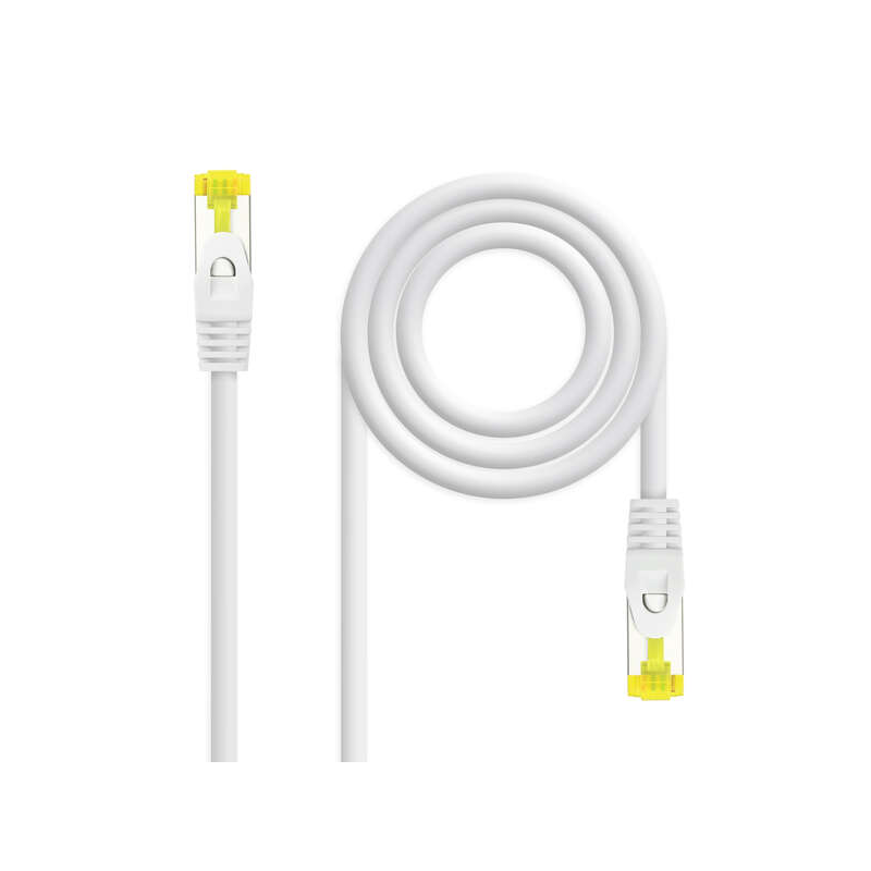 Nanocable Câble Réseau Patch Cord RJ45 LSZH Cat.6a SFTP AWG26 2m - Couleur Blanc