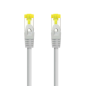 Cordon de raccordement pour câble réseau Nanocable RJ45 LSZH Cat.6a SFTP AWG26 10m - Couleur grise