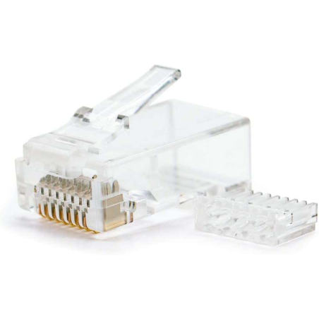 Connecteur Nanocable pour câble réseau RJ45 Cat.6 UTP 8 fils 10 pcs.