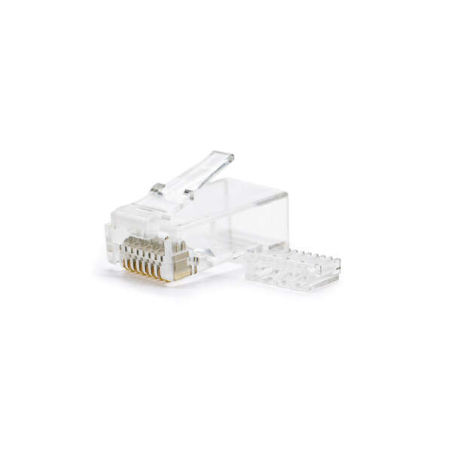 Nanocable Pack de 100 Connecteurs RJ45 8 Fils Cat.6 - Couleur Transparent