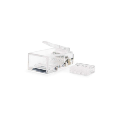 Nanocable Pack de 100 Connecteurs RJ45 8 Fils Cat.6 - Couleur Transparent