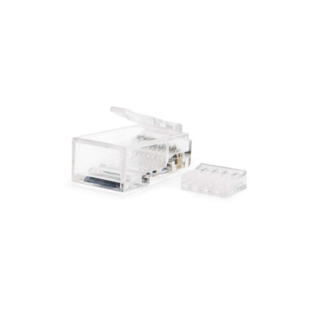 Nanocable Pack de 100 Connecteurs RJ45 8 Fils Cat.6 - Couleur Transparent