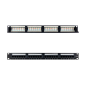 Nanocable Patch Panel 24 Ports Cat.6A UTP 19 1U - Couleur Noir