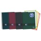 LOT de 5 Oxford & You Carnet A5+ Couverture Extra Rigide Europeanbook - 120 Feuilles - Grille 5x5 - Couleurs Assorties