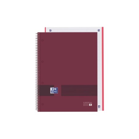 ✅ LOT de 5 Oxford & You Europeanbook A4+ Couverture Extra Rigide - Carnet de 80 Feuilles - Format A4+ - Grille 5 en stock