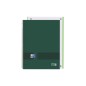 LOT de 5 Oxford & You A4+ Europeanbook - Couverture Extra Rigide - 80 Feuilles - Vert