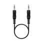 Nanocable Câble Audio Stéréo Jack 3.5mm Mâle vers Jack 3.5mm Mâle 1.50m - Couleur Noir