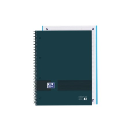 ✅ LOT de 5 Oxford & You Europeanbook A4+ - Couverture Extra-Rigide Résistante - Carnet de 80 Feuilles - Grille en stock