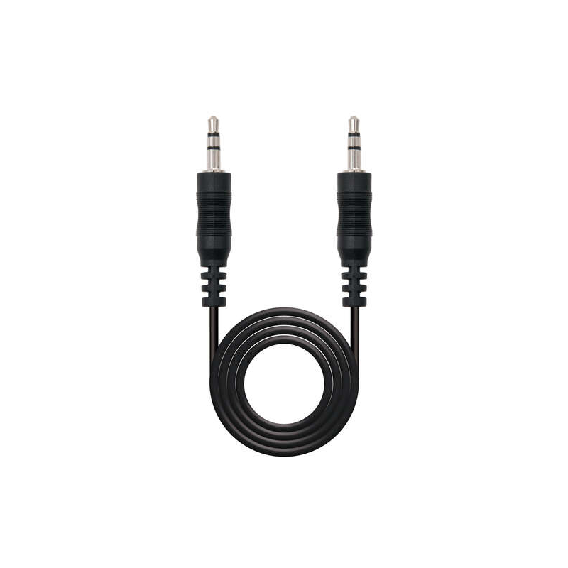 Nanocable Câble Audio Stéréo Jack 3.5mm Mâle vers Jack 3.5mm Mâle 20m - Couleur Noir