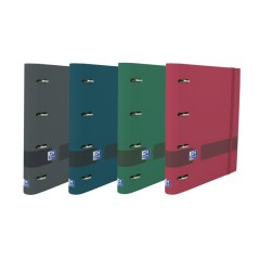 ✅ LOT de 10 Classeur européen Oxford & You A4+ - Couverture extra rigide - Dos 45 mm - Anneaux 4Dx35 mm - Recha en stock