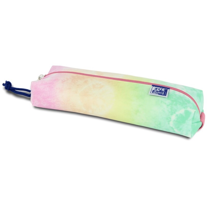 LOT de 5 Oxford Kangoo Tie Dye Trousse rectangulaire rembourrée de taille moyenne – Design Tie Dye – Rembourrée pour une