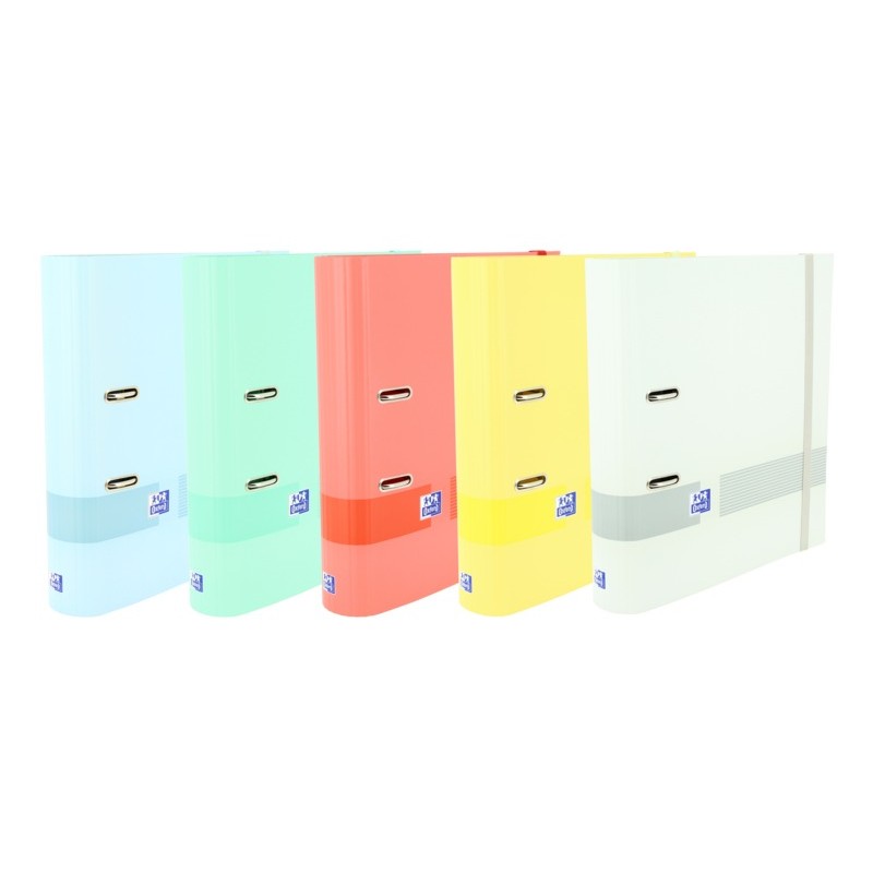 LOT de 10 Oxford & You Classeur à levier A4+, dos 70 mm – Couverture extra rigide et résistante – Mécanisme à levier pour un