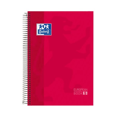 ✅ LOT de 5 Oxford School Classic A4+ Europeanbook - Couverture Extra Rigide - 50% Feuilles Gratuites - 5x5 - 120 en stock