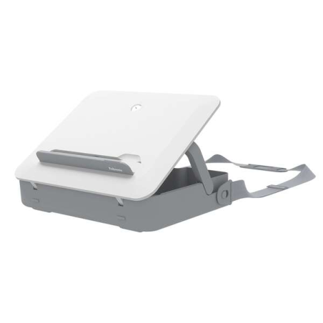 Mallette d'ordinateur à double usage Fellowes - Élevable jusqu'à 5 hauteurs - Comprend poignée et sangle - Matériaux 100 % recyc