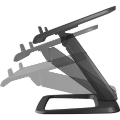 Fellowes Hana LT Support pour ordinateur portable jusqu'à 19" - Système d'élévation avec ressort à gaz - Pivotant à 45° - Gestio