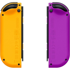 Ensemble de manettes Joy-Con Nintendo (gauche/droite) pour Nintendo Switch - Jusqu'à 20 heures d'autonomie - Vibrations HD - Cap