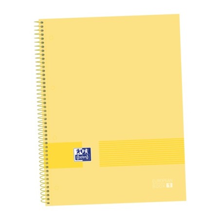 ✅ LOT de 5 Oxford & You Europeanbook A4+ Couverture Extra Rigide - Carnet de 80 Feuilles - Format A4+ - Motif Ba en stock