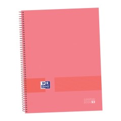 ✅ LOT de 5 Oxford & You Europeanbook A4+ - Couverture Extra Rigide Résistante - Carnet de 80 Feuilles - Motif P en stock