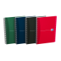 LOT de 10 Oxford Office Essentials Carnet A5 à couverture souple – Index alphabétique AZ – 1 ligne par page – 90 feuilles – Coul