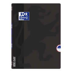 LOT de 10 Oxford School Carnet agrafé Openflex A4 - Couverture plastique robuste - 1 ligne avec 2 marges - 48 feuilles de haute
